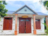 Cửa thép vân gỗ 2 cánh lệch chất lượng, giá rẻ ở Bình Dương - Không độc hại