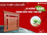 Showroom cửa thép vân gỗ hàng đầu tại Bình Dương - Thi công nhanh
