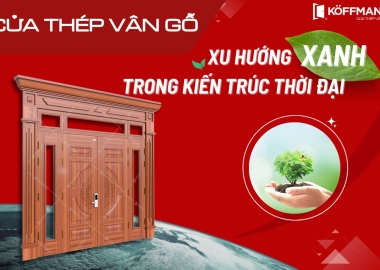 Showroom cửa thép vân gỗ hàng đầu tại Bình Dương - Thi công nhanh