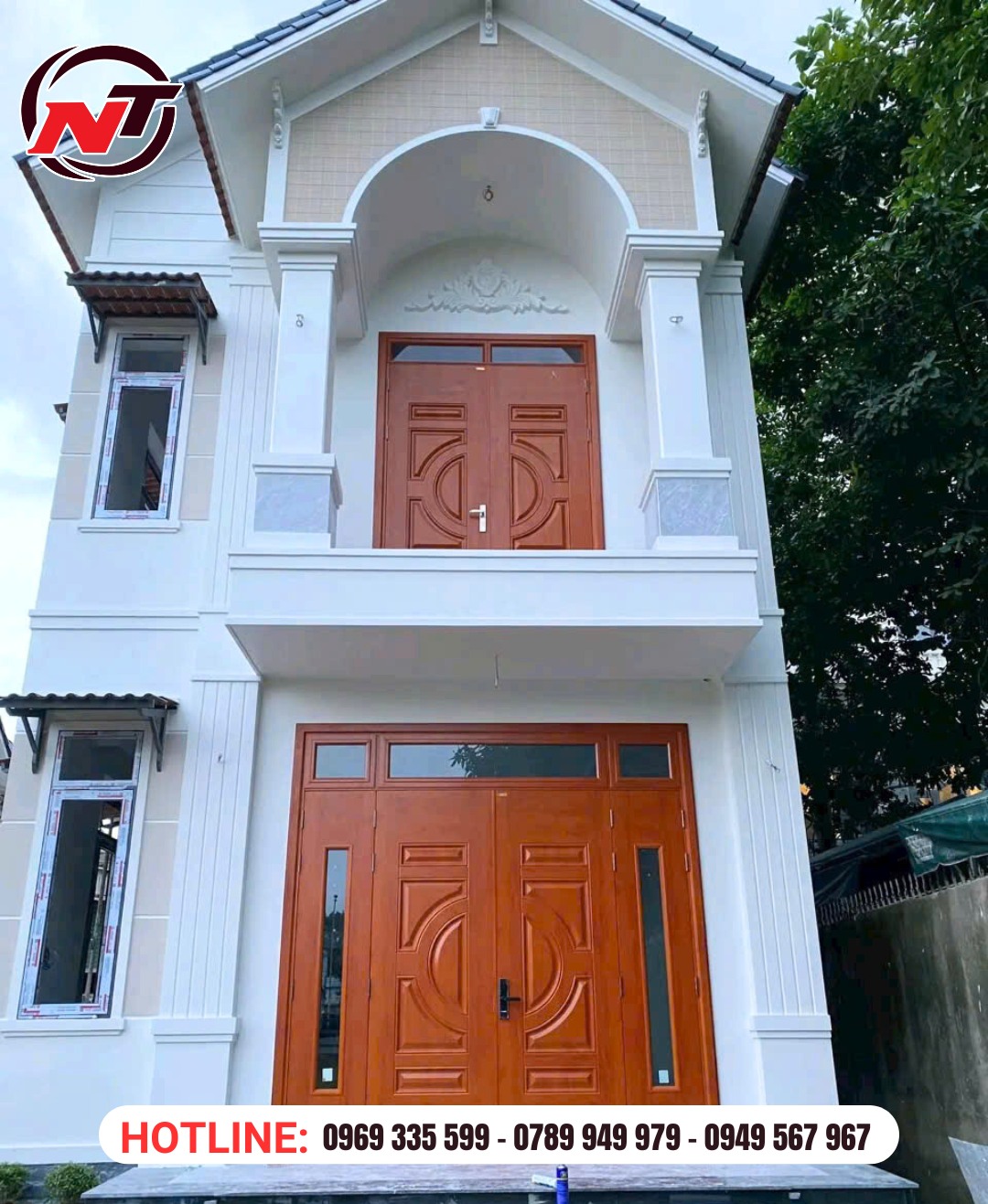 Mẫu cửa thép vân gỗ chống trộm an toàn ở Bình Dương