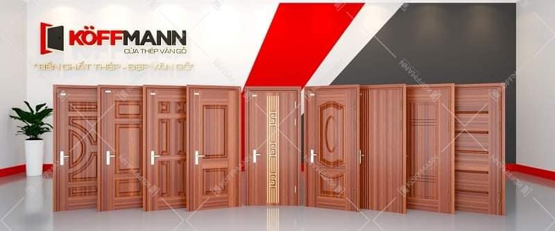 Showroom cửa thép vân gỗ hàng đầu tại Bình Dương - Thi công nhanh