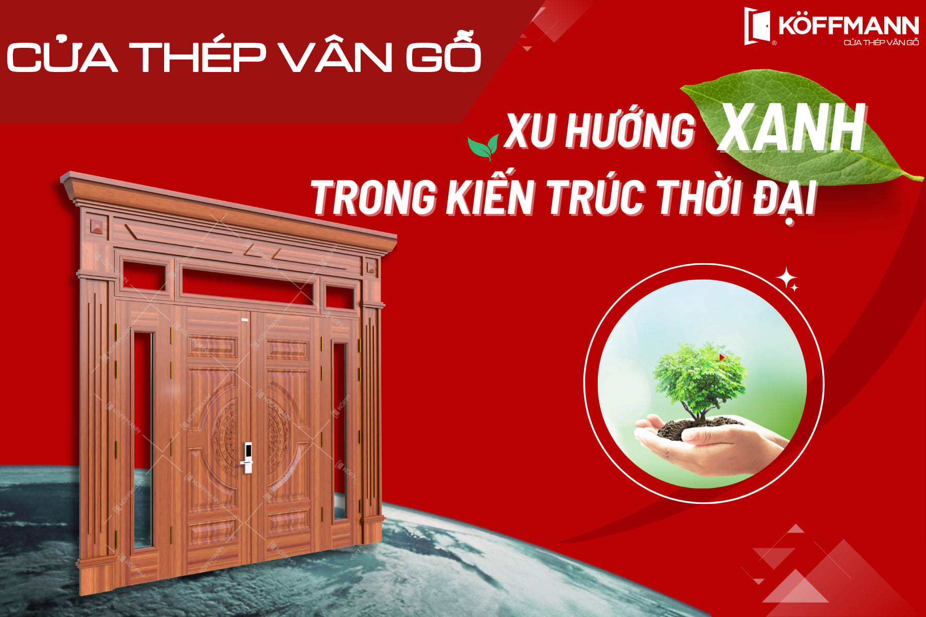 Showroom cửa thép vân gỗ hàng đầu tại Bình Dương - Thi công nhanh