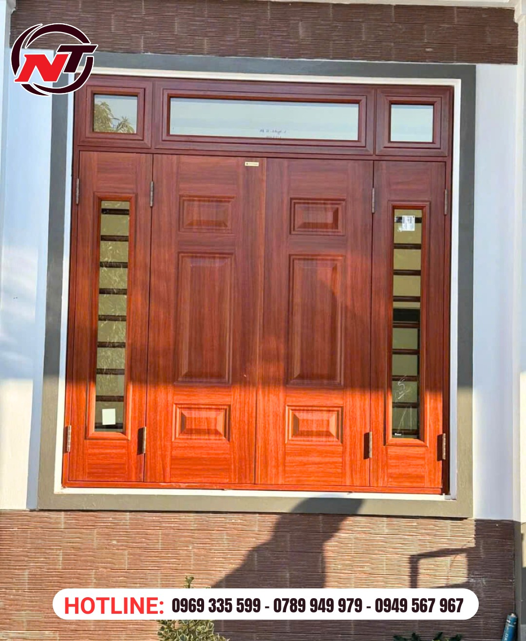 Tư vấn lắp cửa sổ thép vân gỗ theo yêu cầu ở Bình Dương