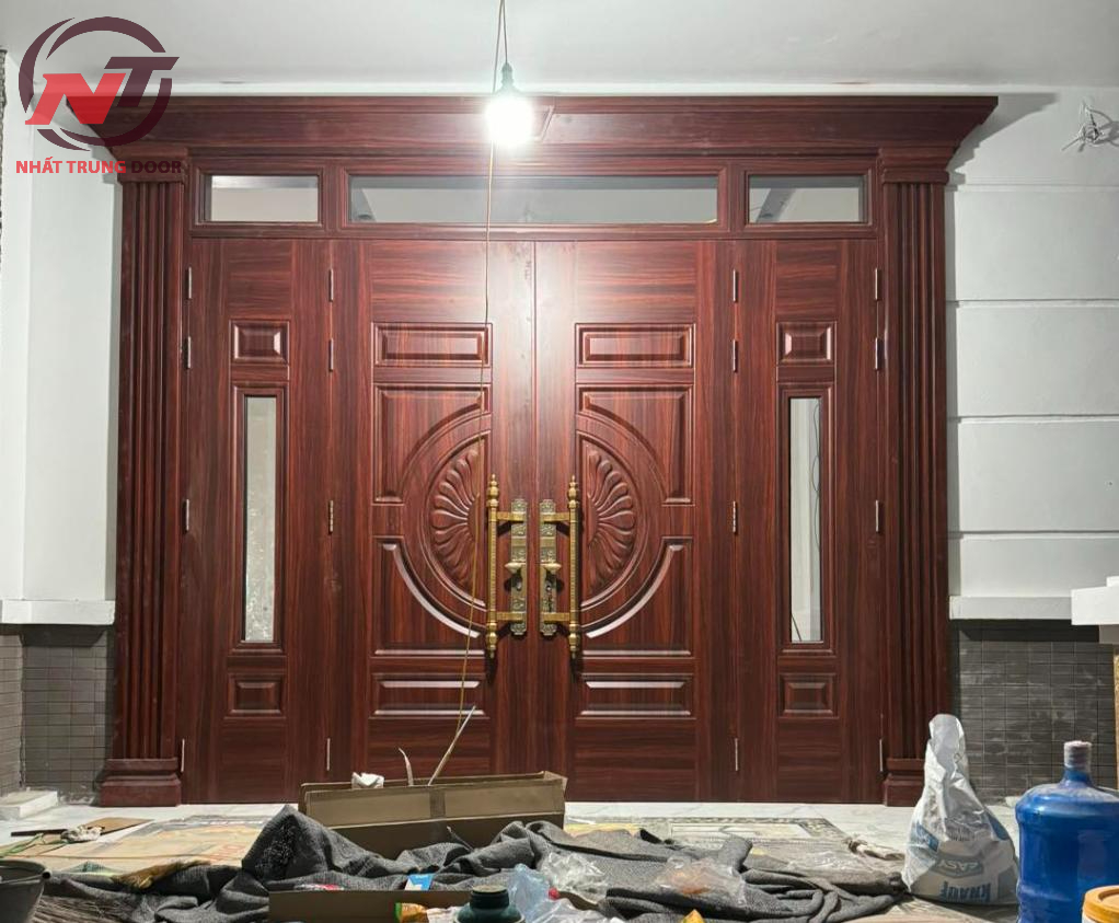 Cửa sổ thép vân gỗ cao cấp ở Bình Dương