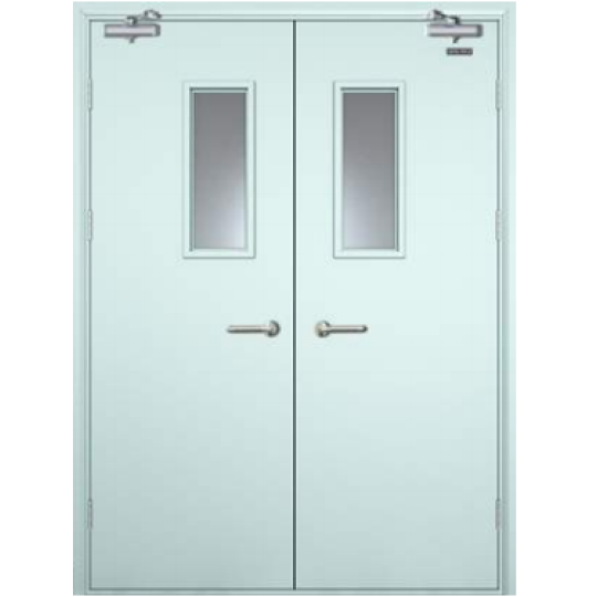 Cửa Thép Chống Cháy 2 cánh TCC INOX