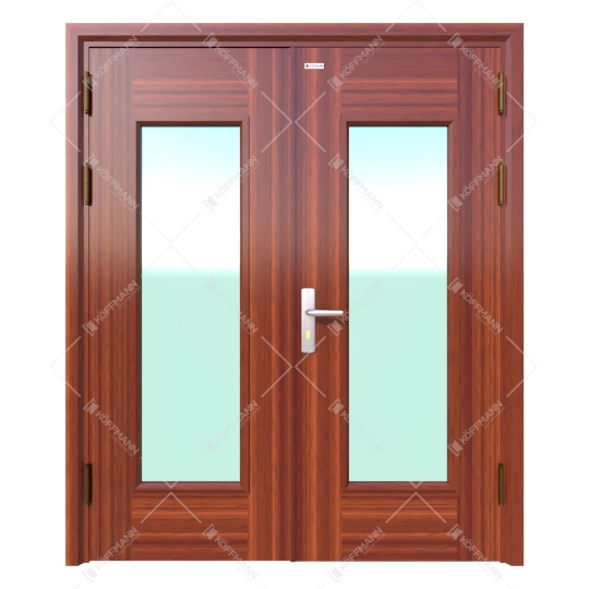  Cửa thép vân gỗ 2 cánh đều KG-22.K.K